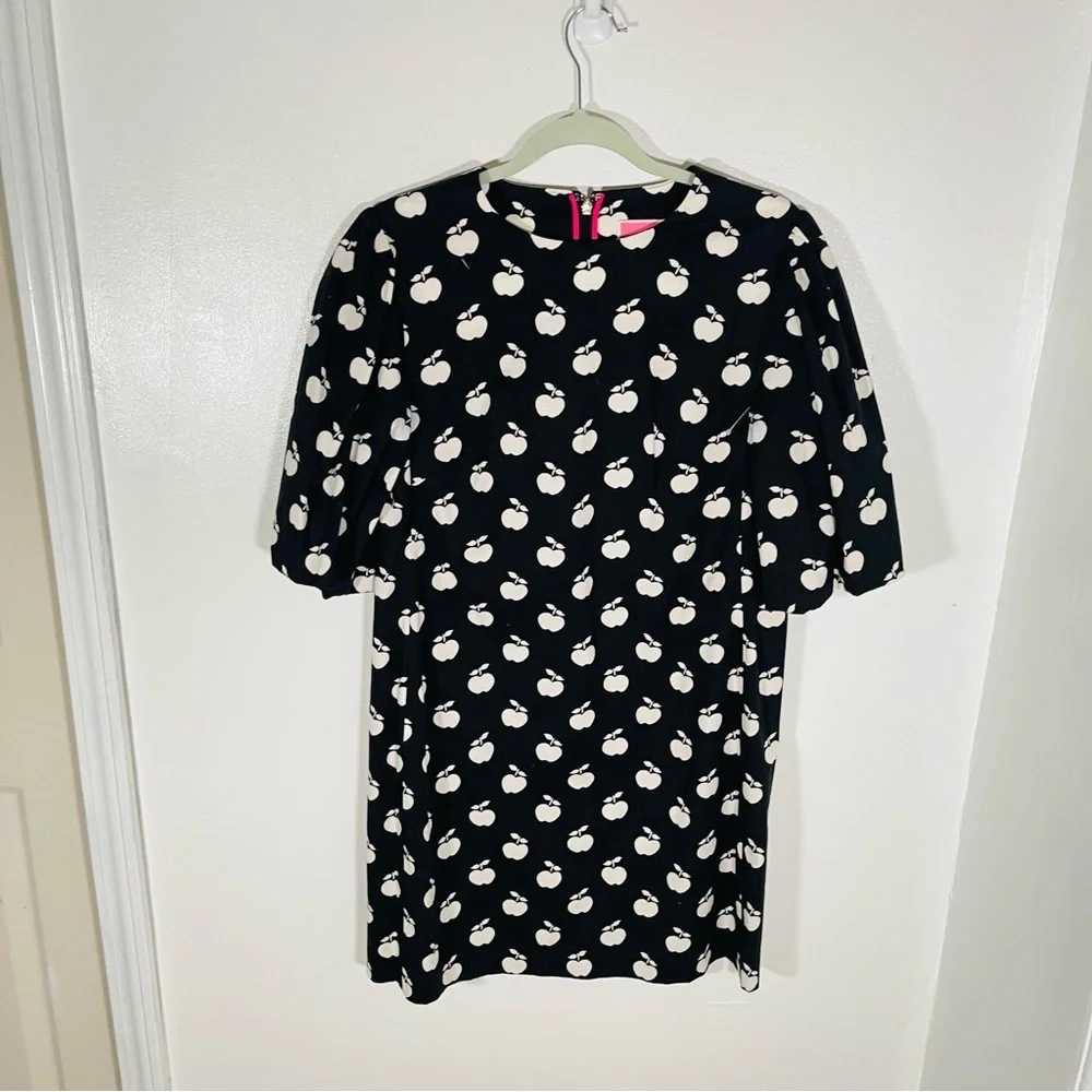 Kate Spade Apple Toss Taxi Dress Black - Picture 2 of 7